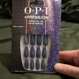 OPI XPress/On Gel-Like Manicure - Iridescent Blue